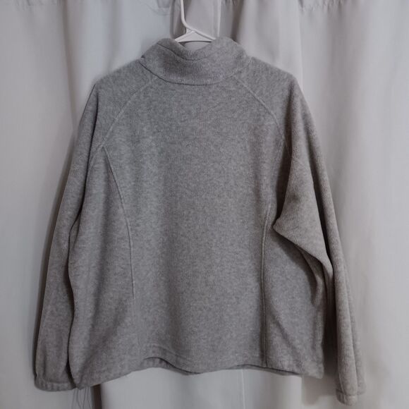 Columbia Benton Springs Full Zip Fleece Jacket in Light Gray - Women's Size 3X - Picture 6 of 11